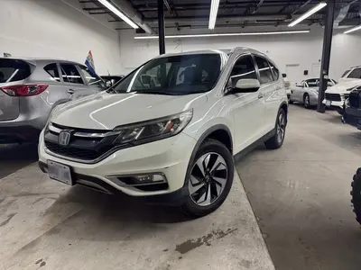 2016 Honda CR-V Touring in White with Black interior