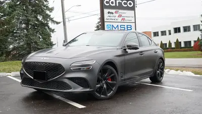 2023 Genesis G70 Sport 3.3T in Gray with Black interior
