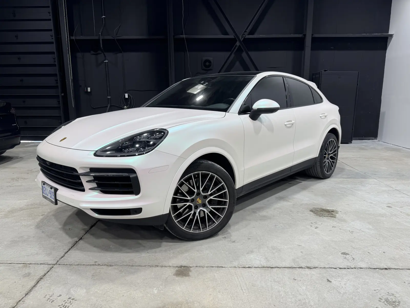 Certified, Clean Carfax, garage kept, local vehicle, non-smoker 2021 Porsche Cayenne Base in Pearl White with Black interior – front exterior view Certified, Clean Carfax, garage kept, local vehicle, non-smoker 2021 Porsche Cayenne Base in Pearl White with Black interior – front exterior view