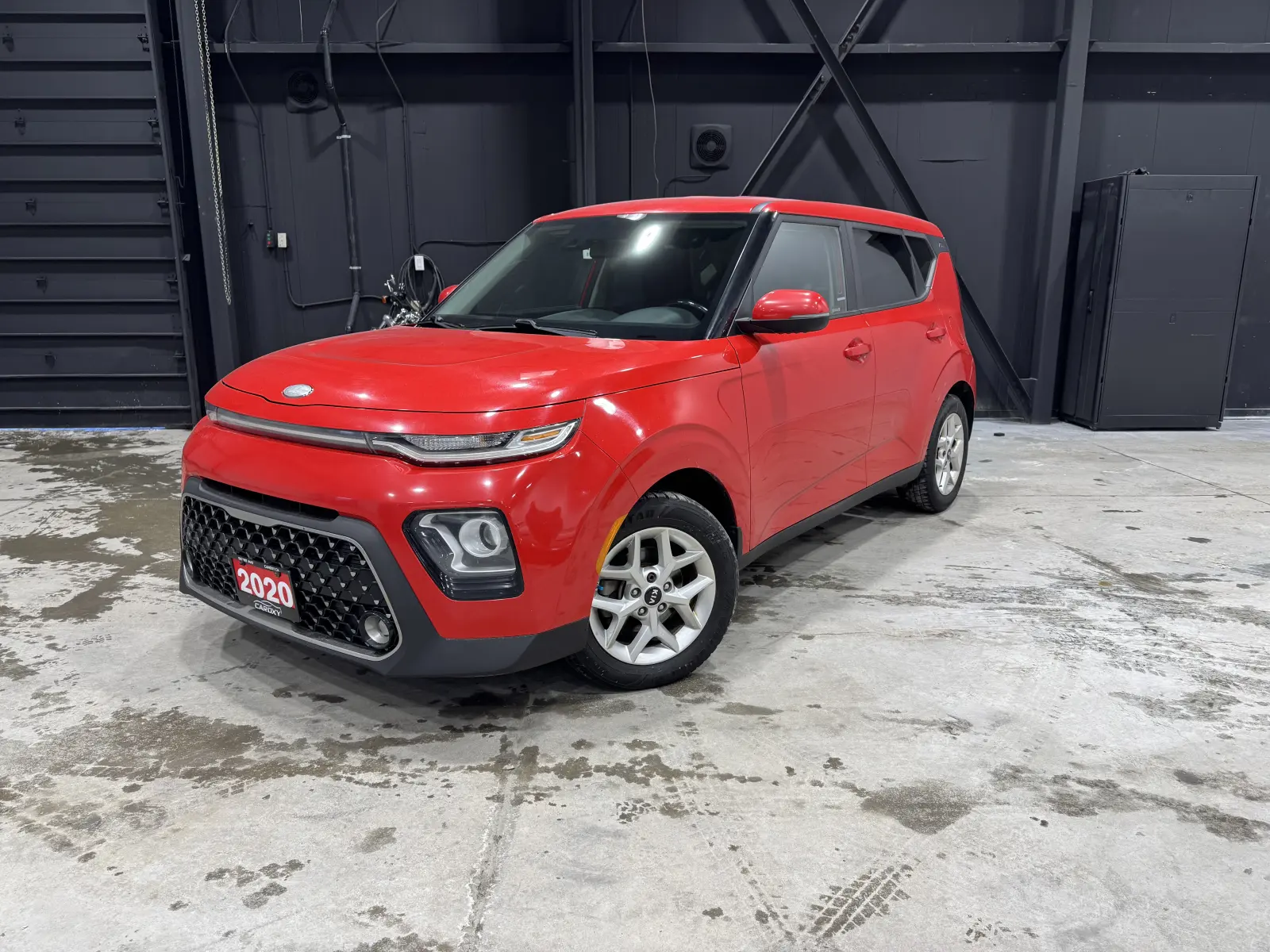 Clean Carfax, garage kept, local vehicle, non-smoker 2020 Kia Soul EX in Red with Black interior