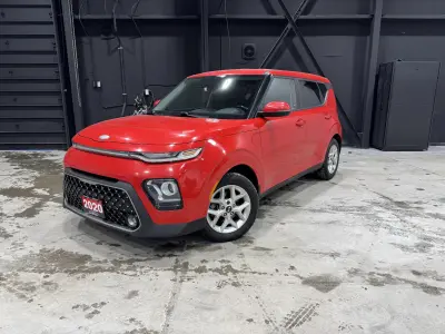 2020 Kia Soul EX in Red with Black interior