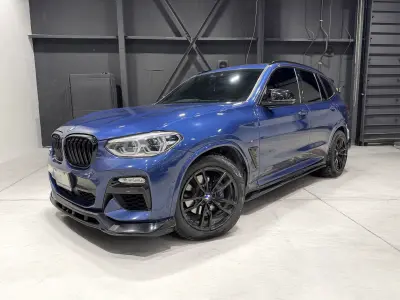 2019 BMW X3 M40i in Blue with Brown interior