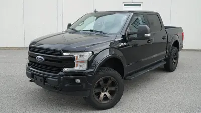 2018 Ford F150 Lariat in Black with Black interior
